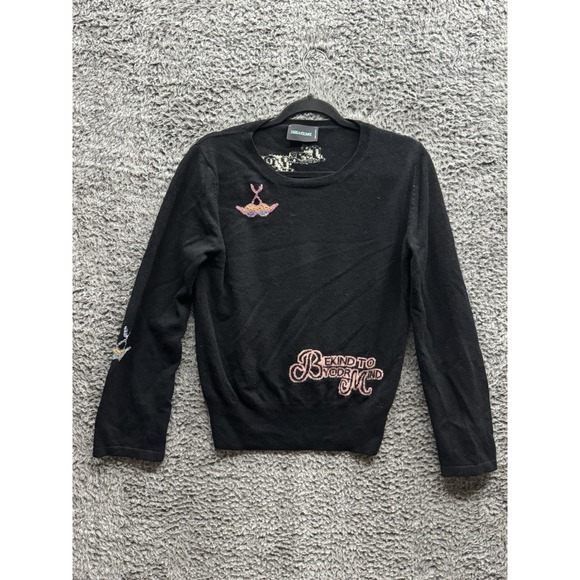 Zadig & Voltaire 100% Cashmere "be Kind To Your Mind" Women's Sweater‎ Size L - Picture 1 of 11